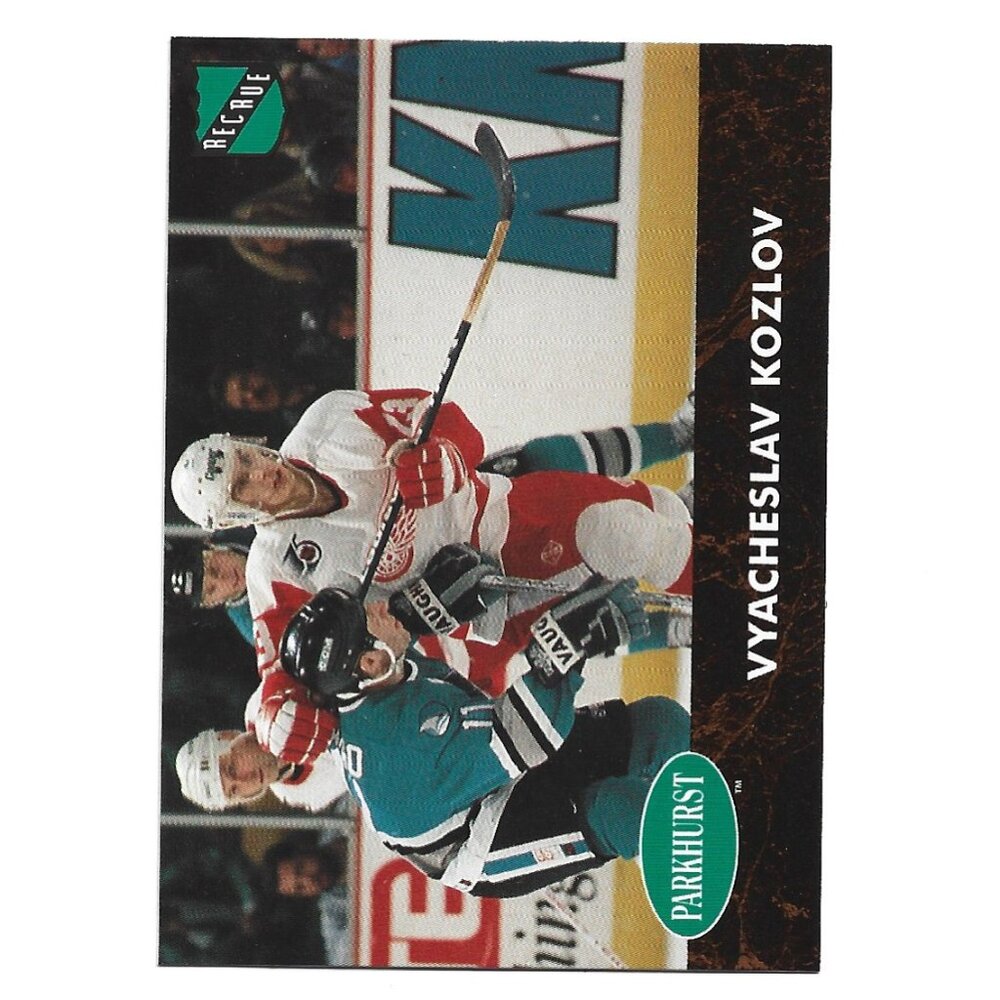 1992 French Parkhurst Vyacheslav Kozlov Detroit Red Wings Rookie Card [h54]